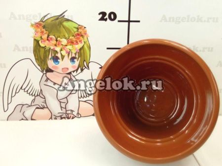 фото Горшок Милано-17 с поддоном терракот от магазина магазина орхидей Ангелок