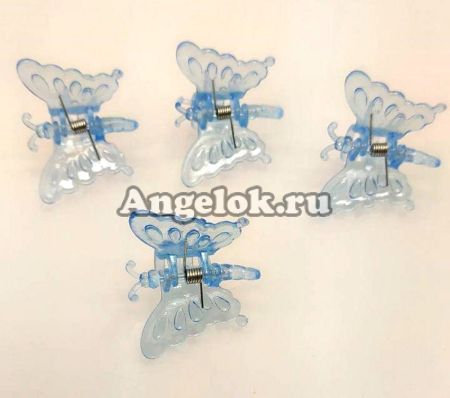 фото Зажим для орхидей Бабочка синяя от магазина магазина орхидей Ангелок