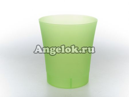 фото Кашпо для орхидей Lamela K-02 зеленый от магазина магазина орхидей Ангелок