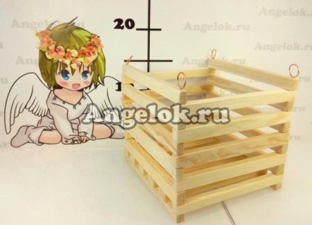 фото Корзинка для орхидей деревянная 14см от магазина магазина орхидей Ангелок