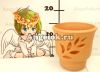 Горшок для орхидей глина d-13