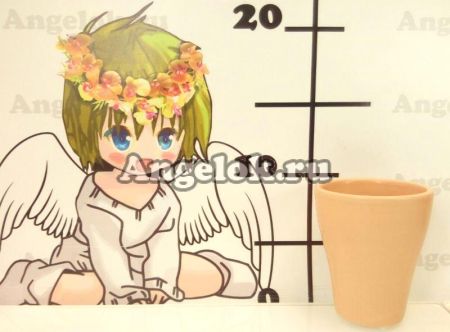 фото Кашпо для орхидей d-6 керамика кремовый от магазина магазина орхидей Ангелок