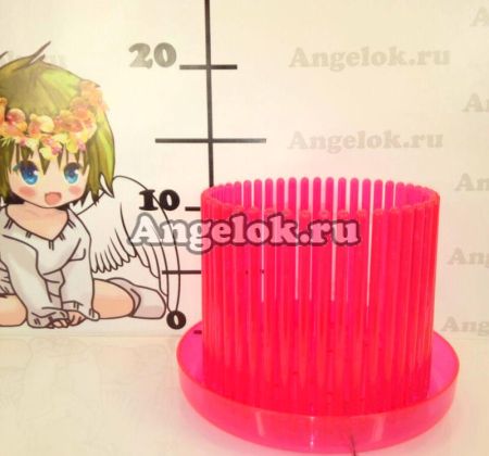 фото Горшок для орхидей Корона d-13 красный флюр от магазина магазина орхидей Ангелок