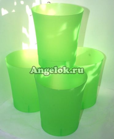 фото Кашпо для орхидей Lamela K-02 зеленый от магазина магазина орхидей Ангелок