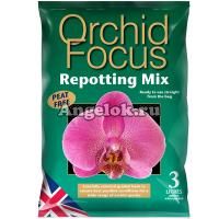 Земля для орхидей Orchid Focus Repotting Mix 3л