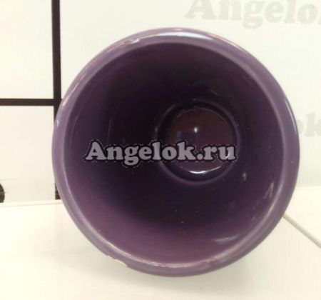 фото Кашпо для орхидей d-6 керамика сиреневый от магазина магазина орхидей Ангелок