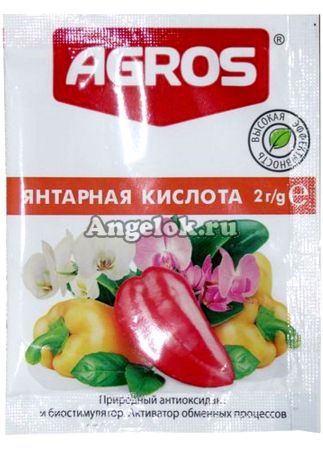 фото Янтарная кислота порошок 2 гр от магазина магазина орхидей Ангелок