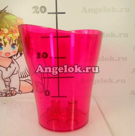 фото Кашпо Ника d-16 малиновый от магазина магазина орхидей Ангелок