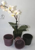 Кашпо керамическое для орхидей k-6