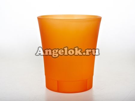 фото Кашпо для орхидей Lamela K-01 оранж от магазина магазина орхидей Ангелок