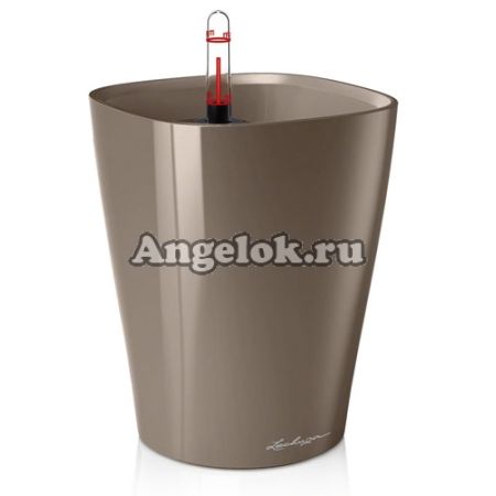 фото Lechuza MINI-DELTINI серо-коричневый 10 см от магазина магазина орхидей Ангелок