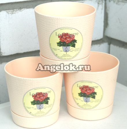 фото Горшок Le Parterre бежевый d-9 от магазина магазина орхидей Ангелок