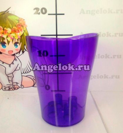 фото Кашпо Ника d-13 фиолетовый от магазина магазина орхидей Ангелок