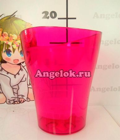 фото Кашпо Ника d-16 малиновый от магазина магазина орхидей Ангелок