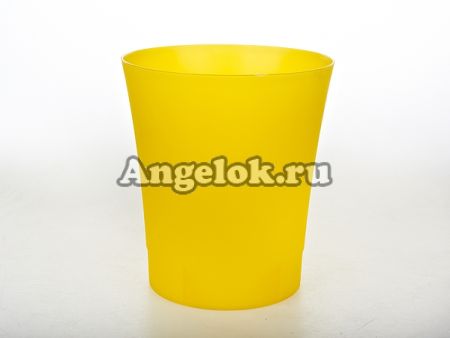 фото Кашпо для орхидей Lamela K-03 желтый от магазина магазина орхидей Ангелок